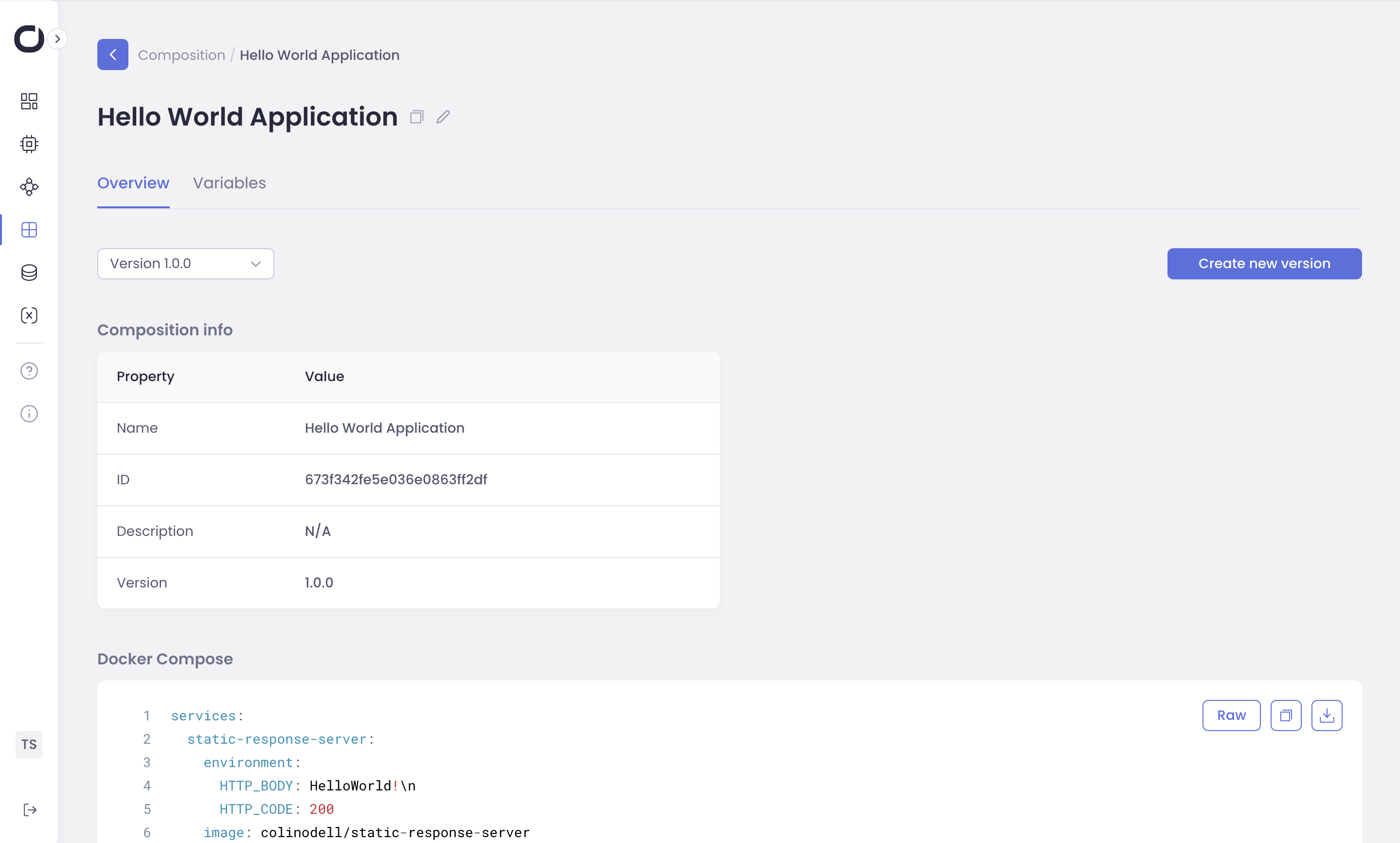 First version fo your composition