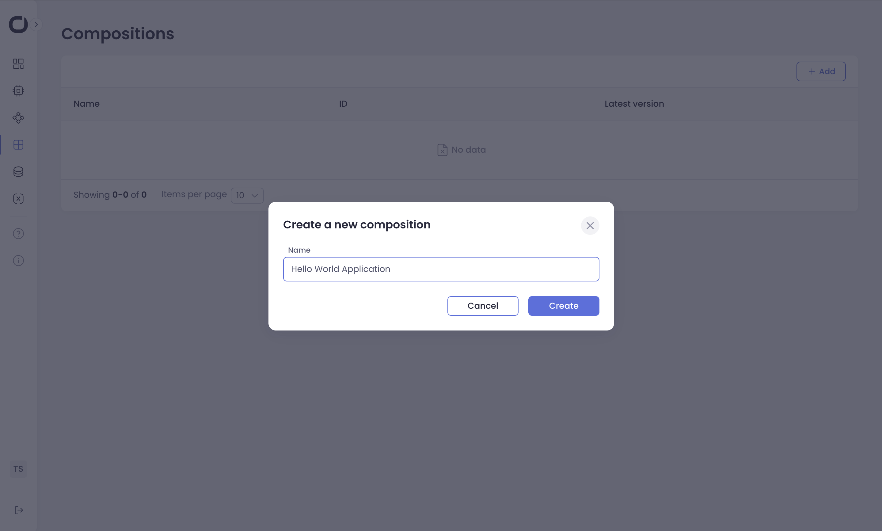 Creating Hello World Application